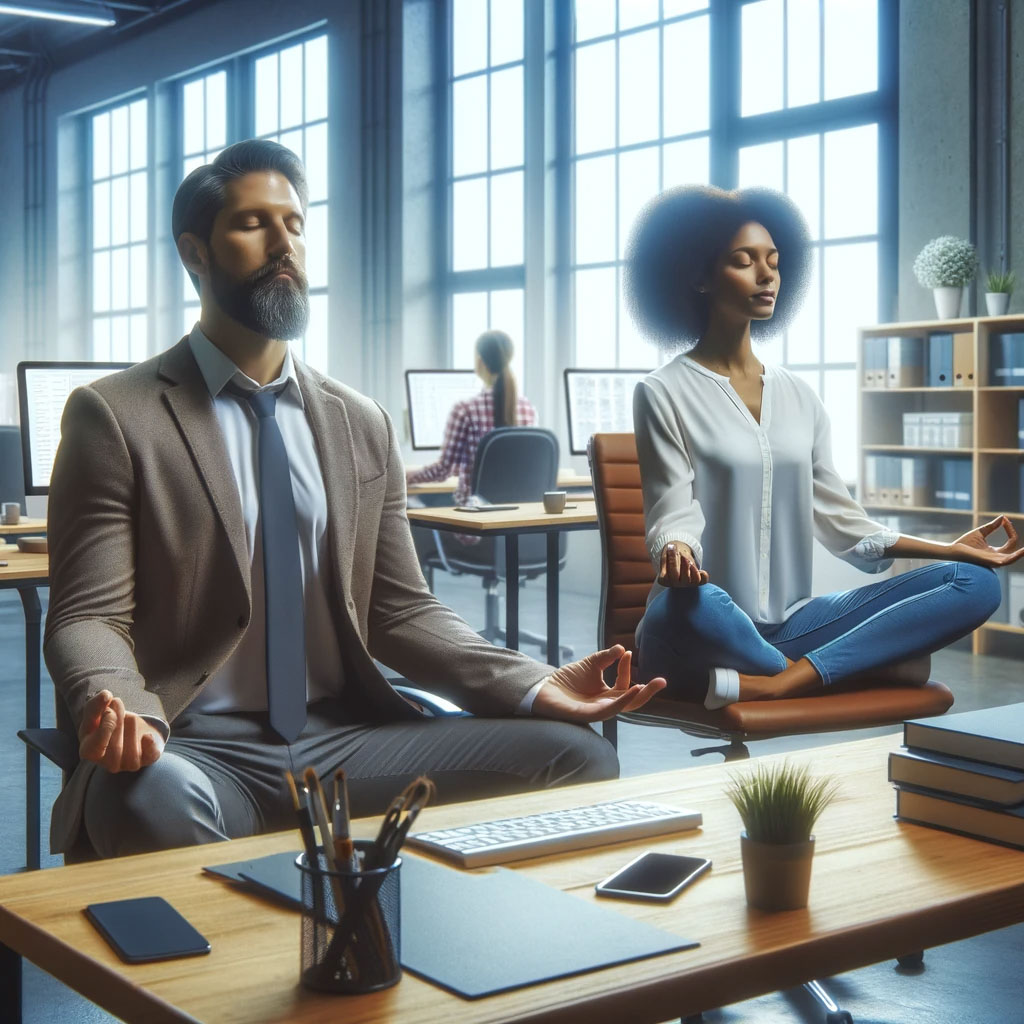 meditazione per lo stress al lavoro